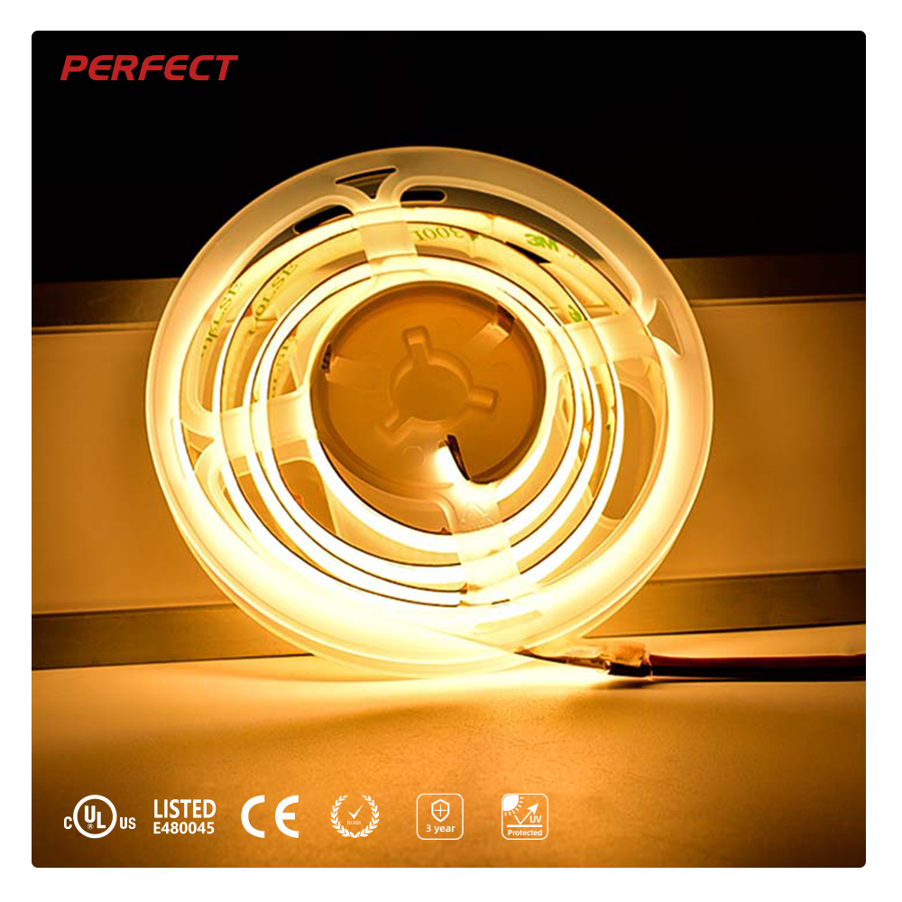 PERFECT High Density COB LED Strip Light 528LEDs/m 14W/m Dimmable CRI90