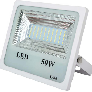 50W LED Flood Light IP66 (White Housing)